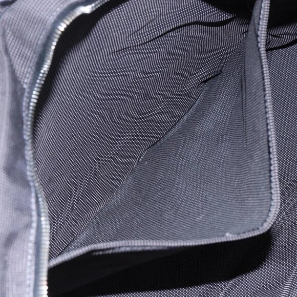 HERMES Her Line MM Hand Bag Canvas Gray Auth - Picture 15 of 16